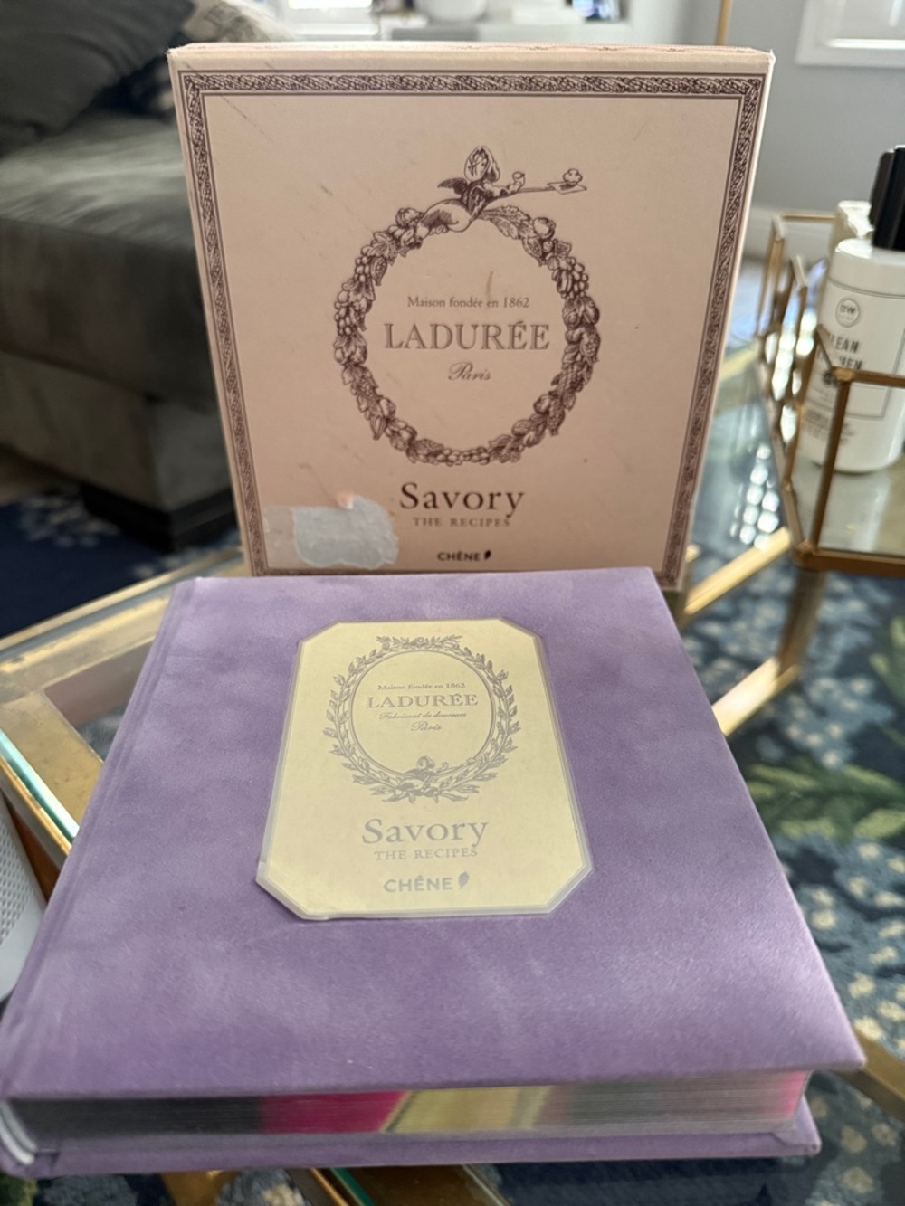 Ladurée Savory Recipe Book - Purple